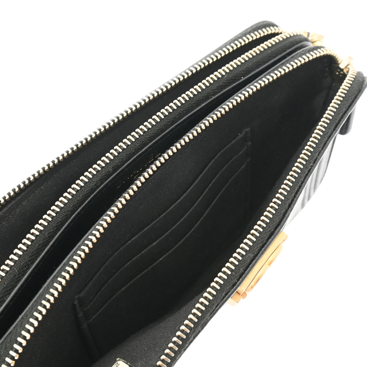 シャネル ボーイシャネル チェーンウォレット ブラック A84069