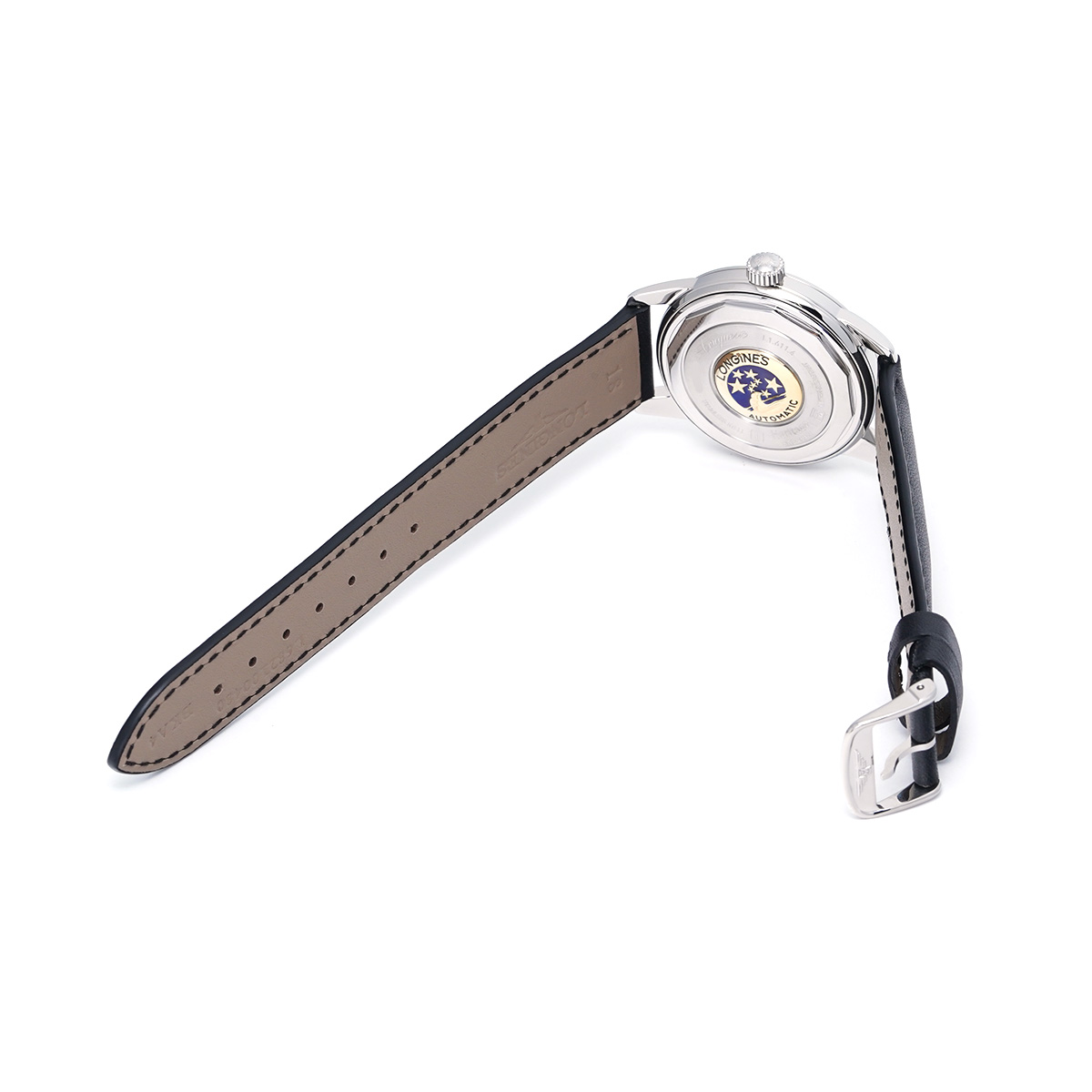 ロンジン コンクエスト ヘリテージ L1.611.4.52.2 ブラック メンズ