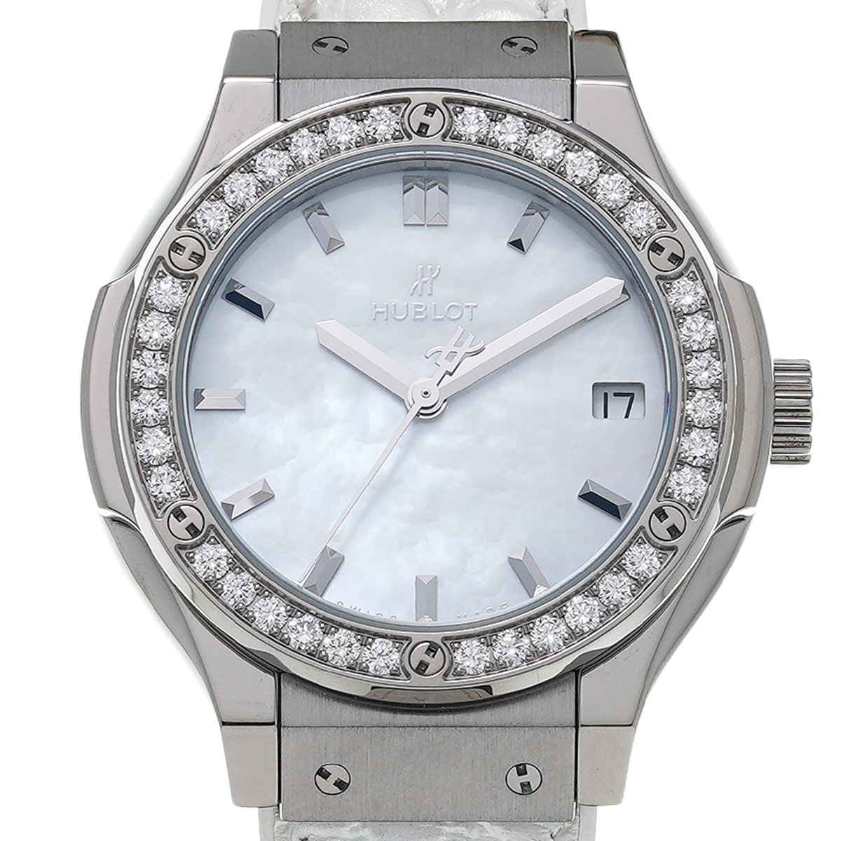 クラシックフュージョン パールホワイト ダイヤモンド 581.NE.6070.LR