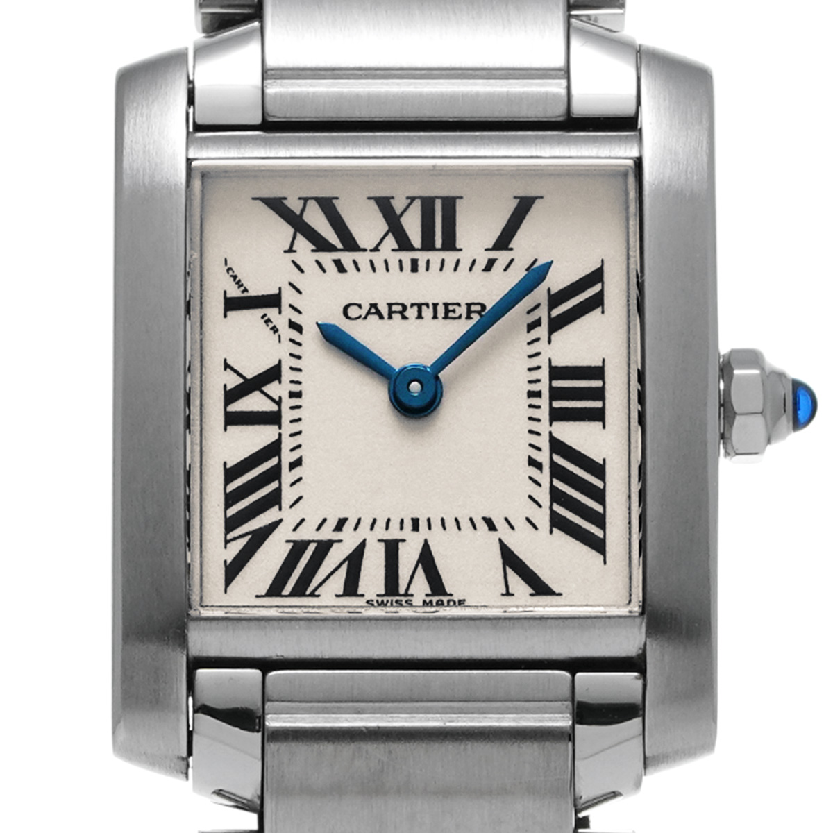 カルティエ タンクフランセーズ SM W51008Q3 シルバー レディース 時計