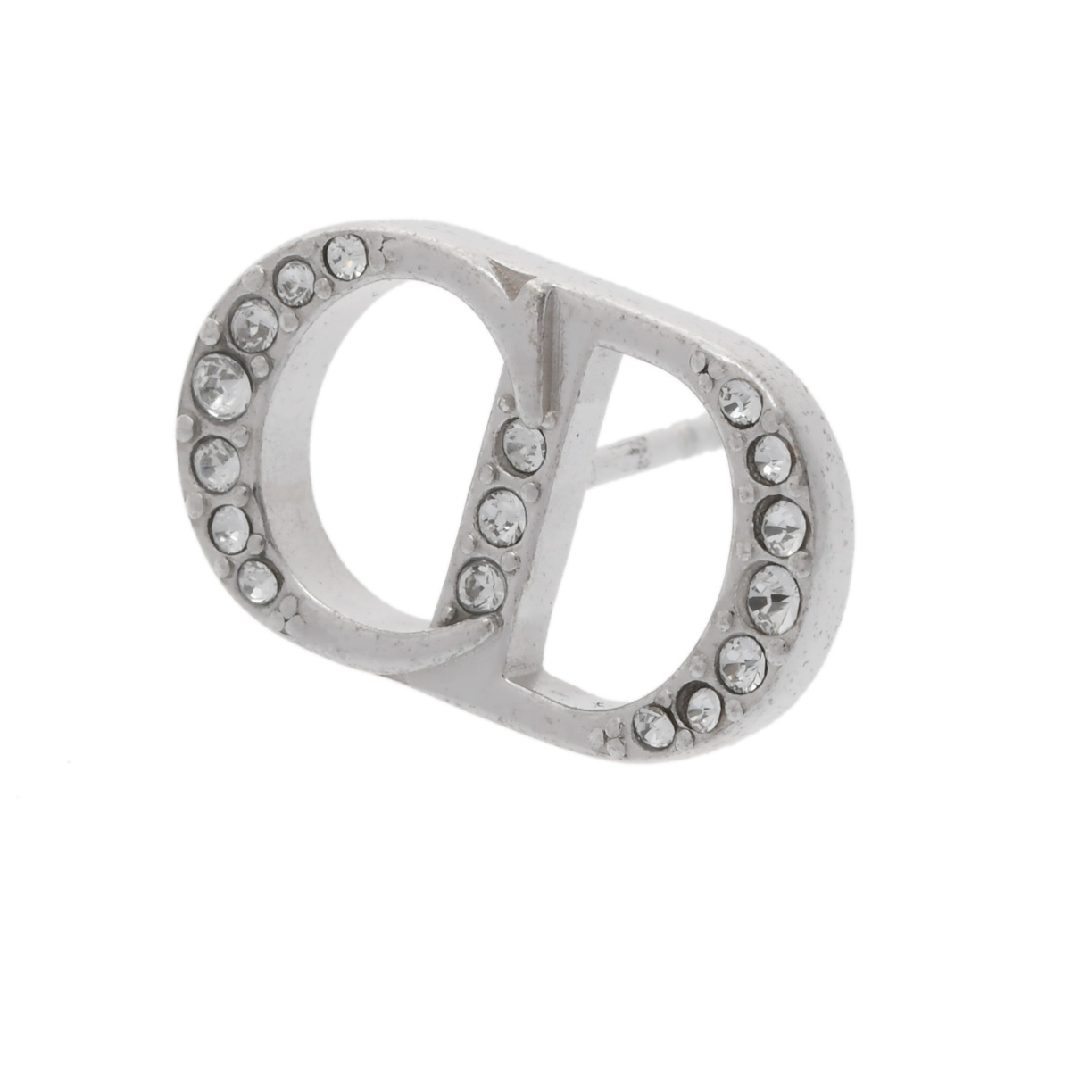 ディオール CD ICON ピアス ホワイト/シルバー金具 E2931HOMST_D990