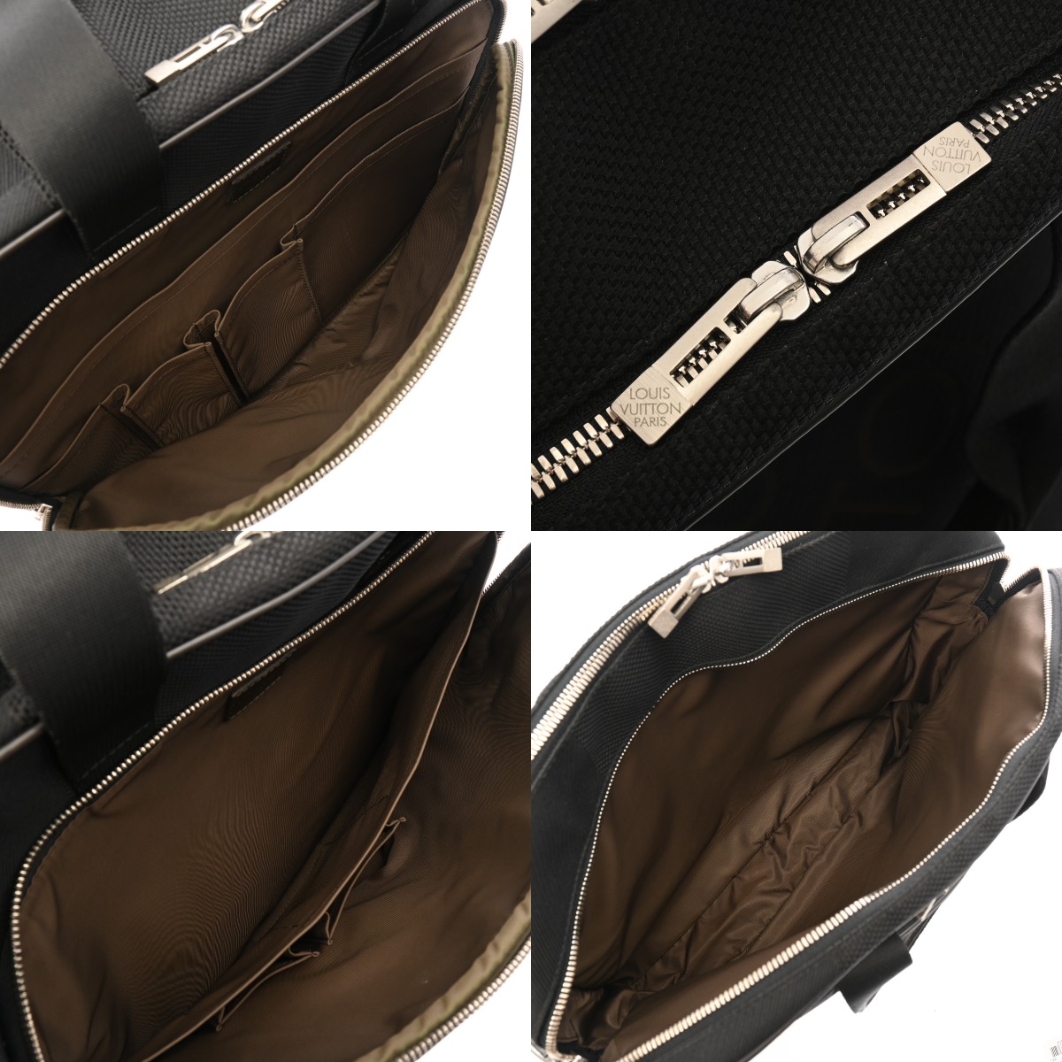 ルイヴィトン ダミエジェアン アソシエ GM ノワール N58035 ダミエ