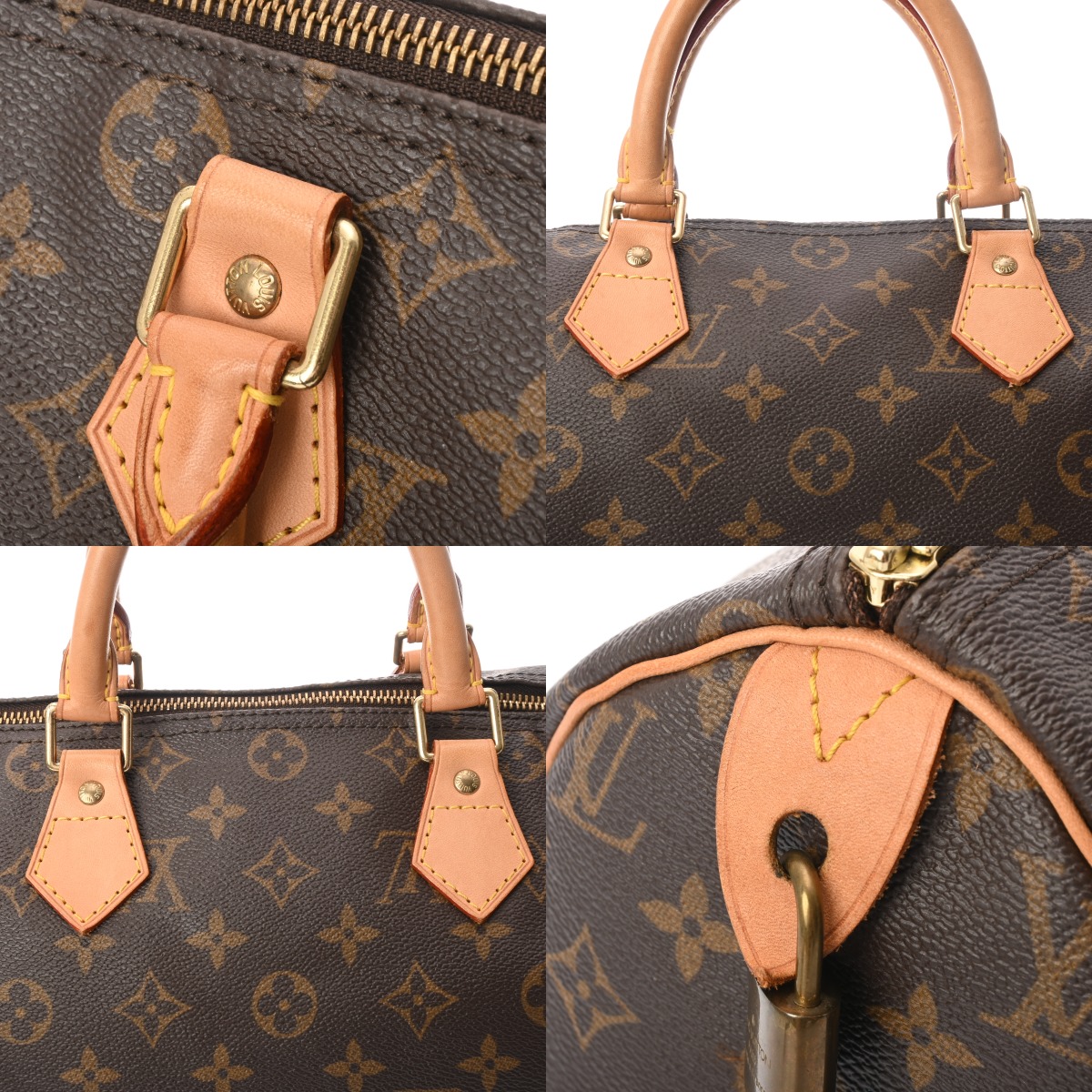 ルイ ヴィトン モノグラム スピーディ 30 マロン M41526 モノグラム