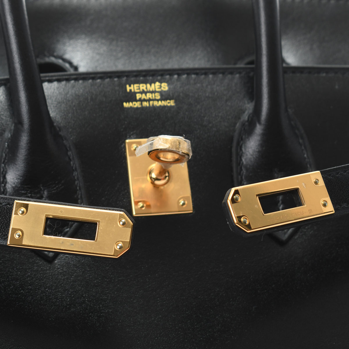 エルメス バーキン 25 セリエ ブラック/ゴールド金具 ボックスカーフ