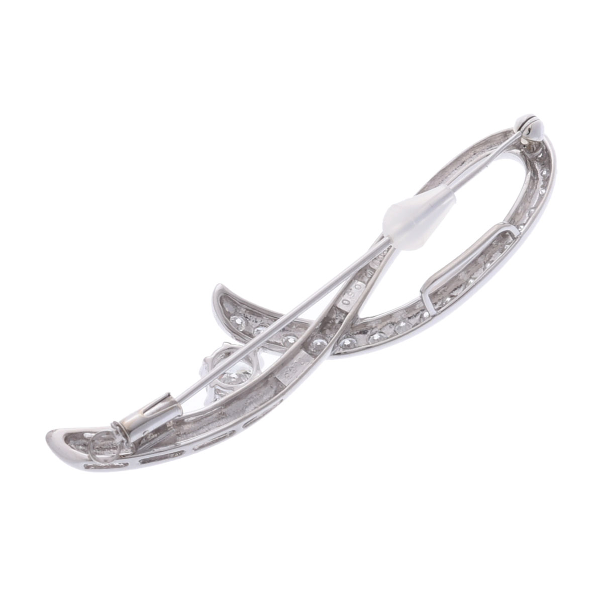 タサキ ダイヤブローチ シルバー Pt900プラチナ レディース ジュエリー