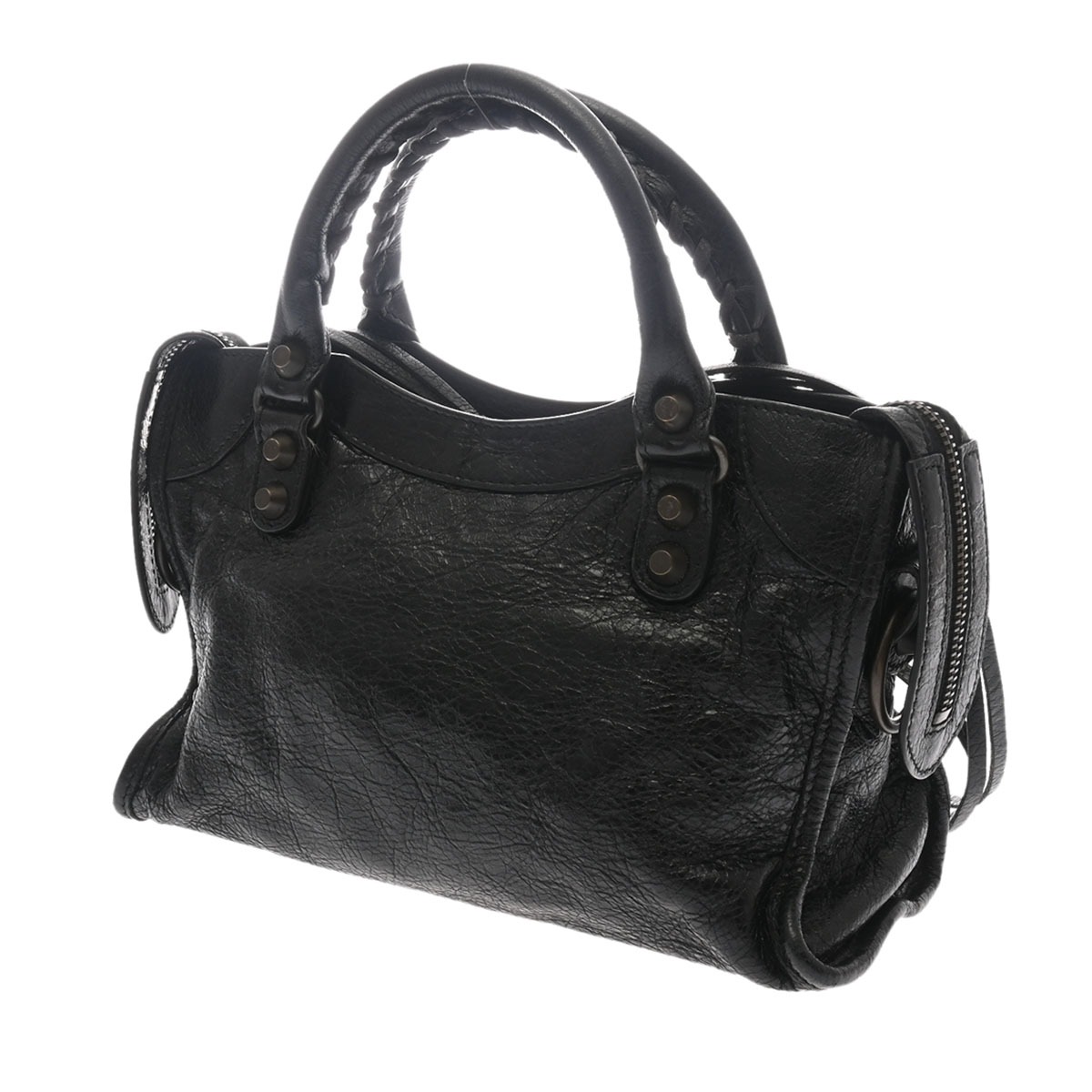 バレンシアガ クラシックミニシティ ブラック 300295.1000 レザー