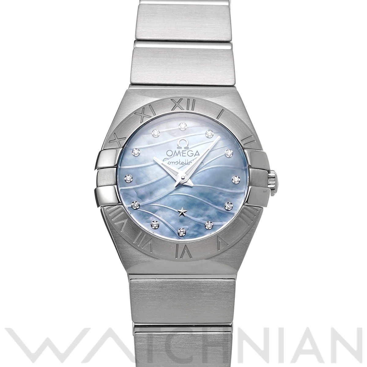オメガ コンステレーション クォーツ 123.10.24.60.57.001 ブルー