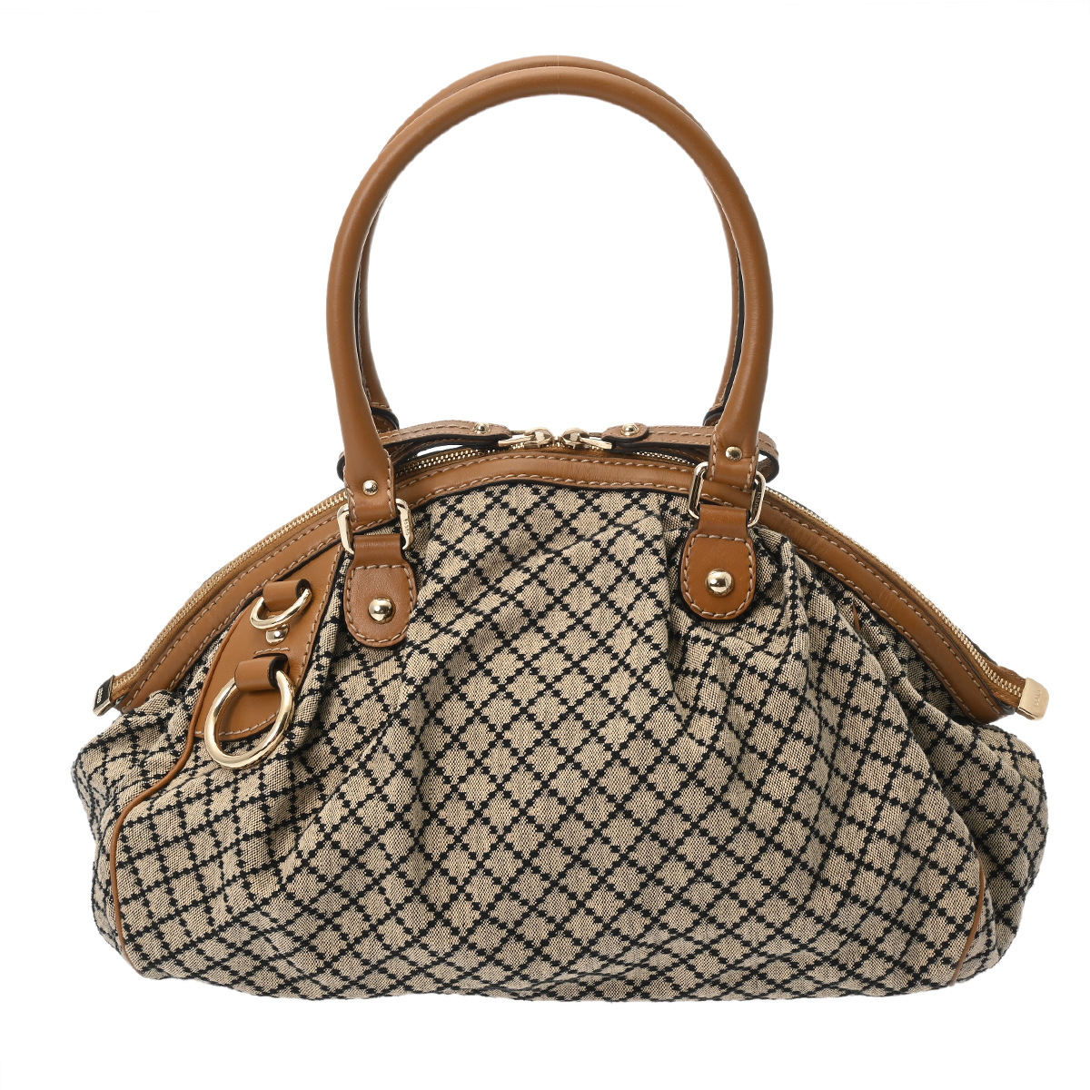 グッチ スーキー スーキーハンドバッグ ディアマンテ ベージュ