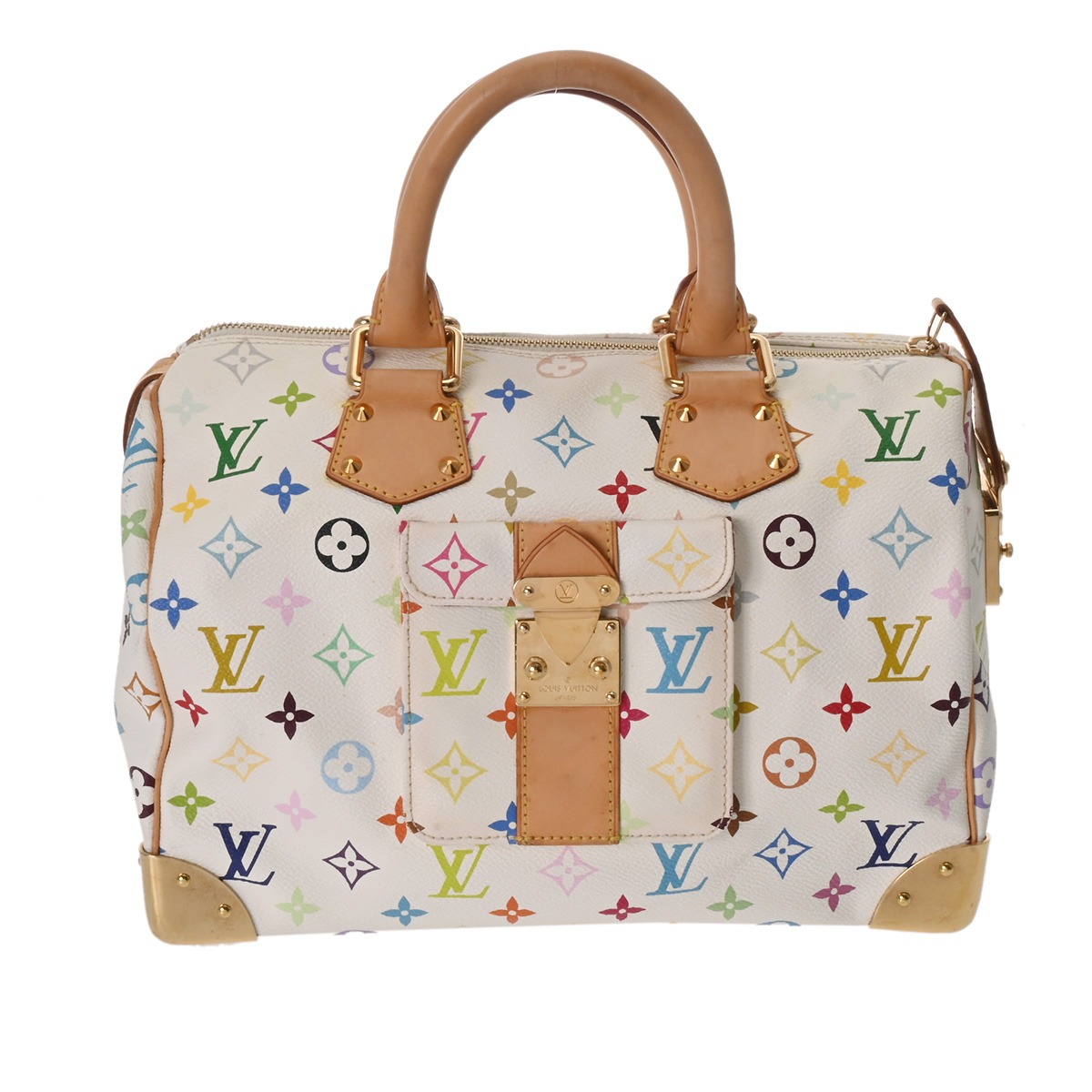 ルイヴィトン マルチカラー スピーディ 30 ブロン M92643 モノグラム