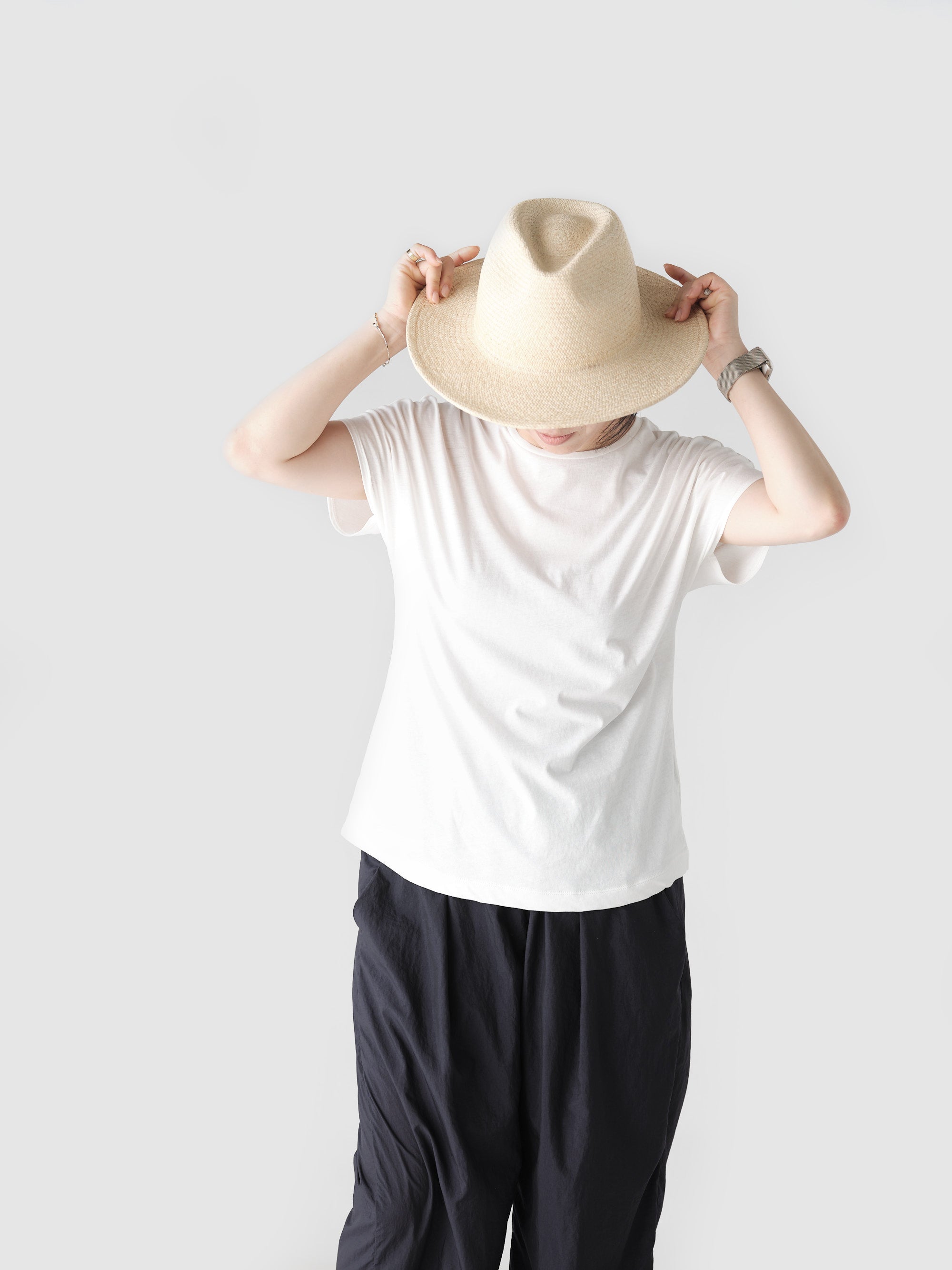 パナマハット 中折れ｜石田製帽