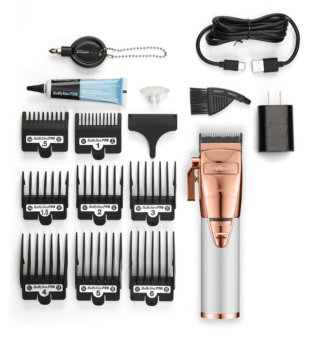 BaBylissPRO RoseFX+ All-Metal Lithium Clipper #FX870NRG — WB