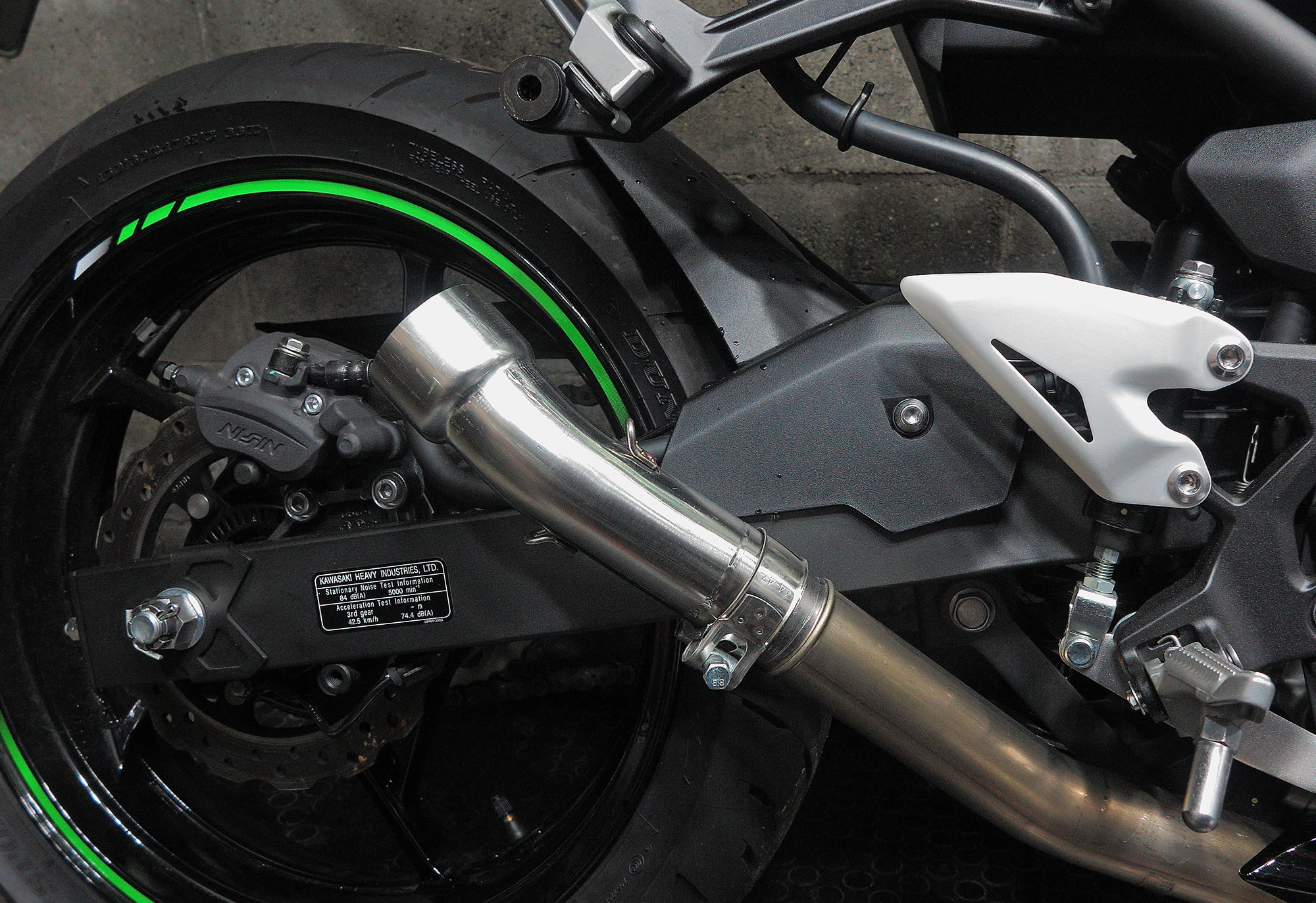 Ninja400(EX400G) スリップオンマフラー3