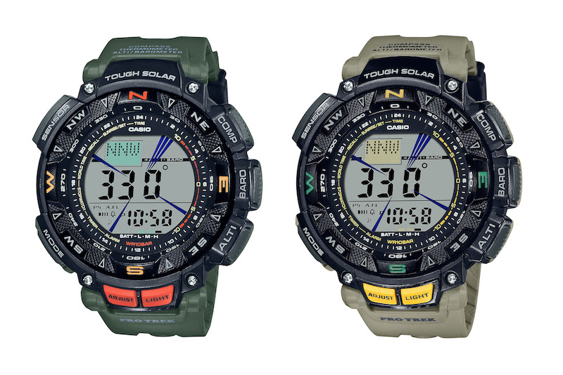 ギア感満点のNewプロトレック。ミリタリーカラー×大型ボタンで魅せる