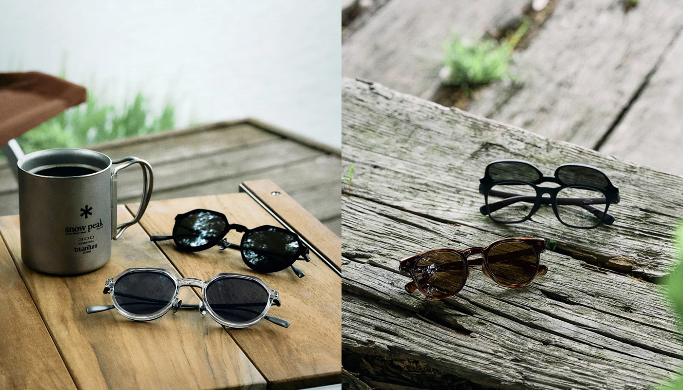 ジンズとスノーピークのコラボサングラスが、充実のアウトドア仕様に