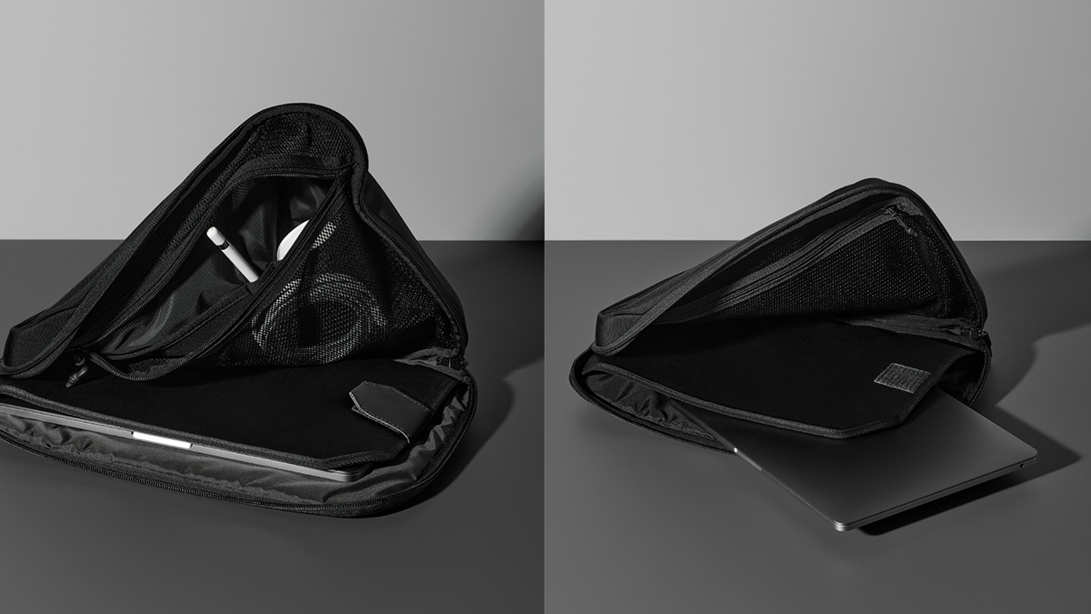 ゴールドウインならではのミニマルデザイン。ビジネス&トラベルシーン