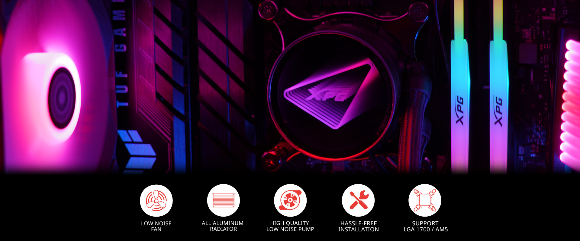 LEVANTE X 360 オールインワン CPU 水冷クーラー