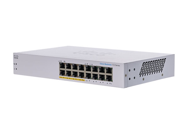 Cisco Business 110 Series 110-16PP - switch - 16 ports - unmanaged