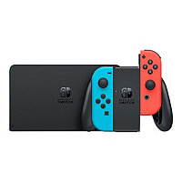 Nintendo Switch OLED - game console - black, neon red, neon blue
