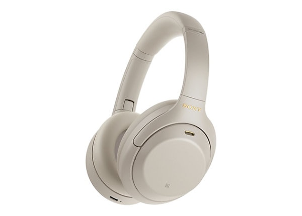Sony WH-1000XM4 - headphones with mic - 3.5 mm jack - WH1000XM4S