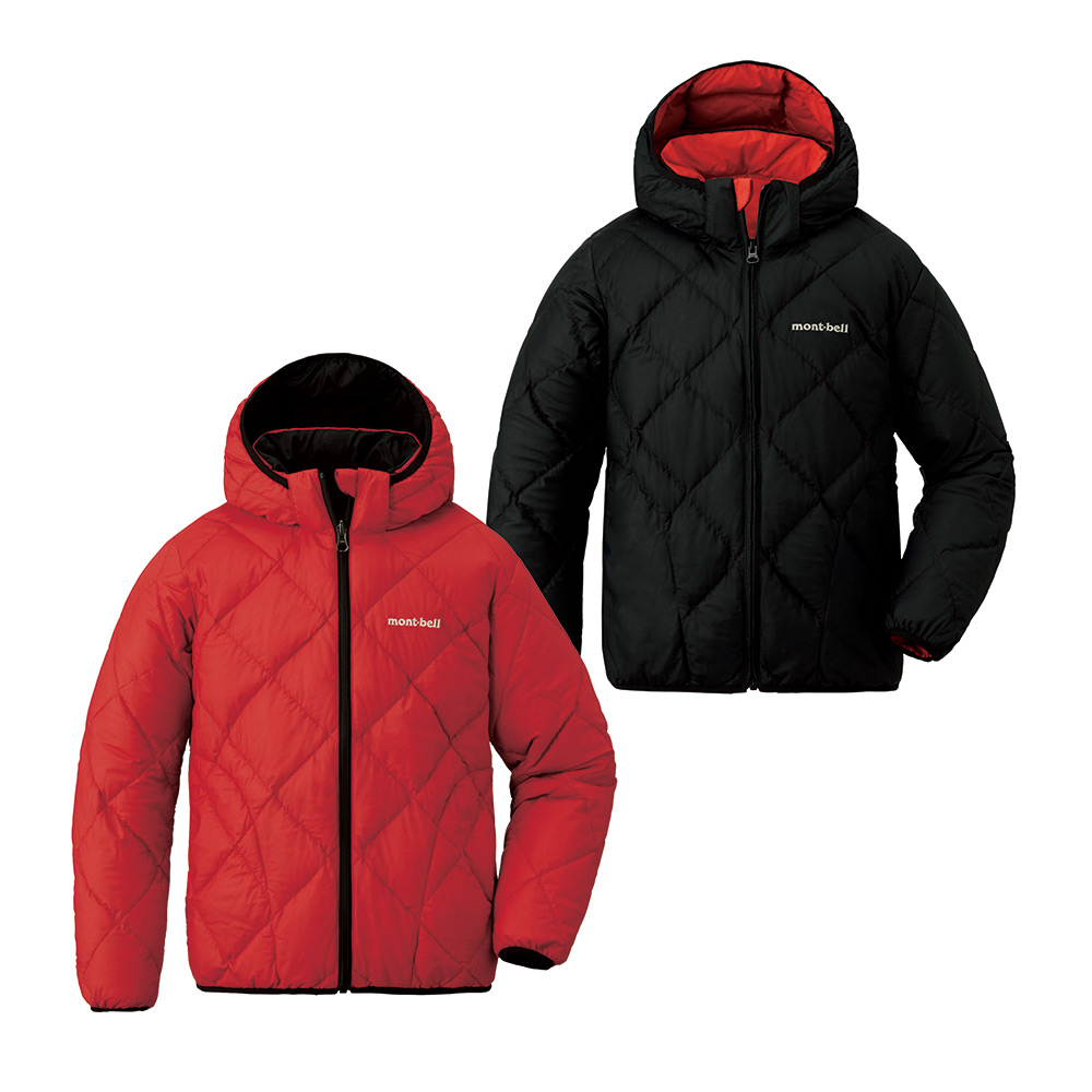 リバーシブル ダウンパーカ Kid's 140-160｜モンベル