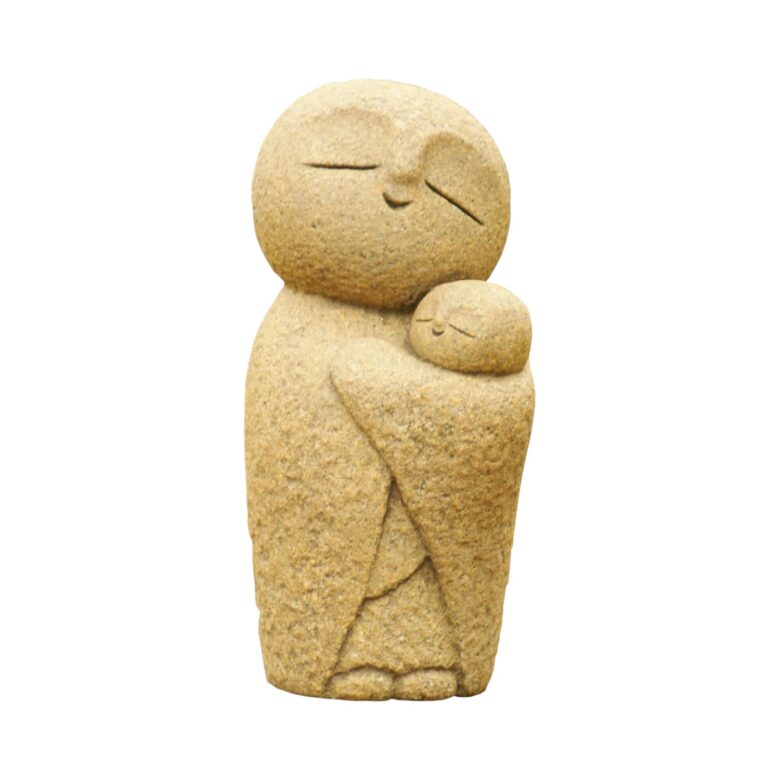 石神彫刻工房》親子地蔵 / 手彫り彫刻（25cm） | ネットの駅 かわさき