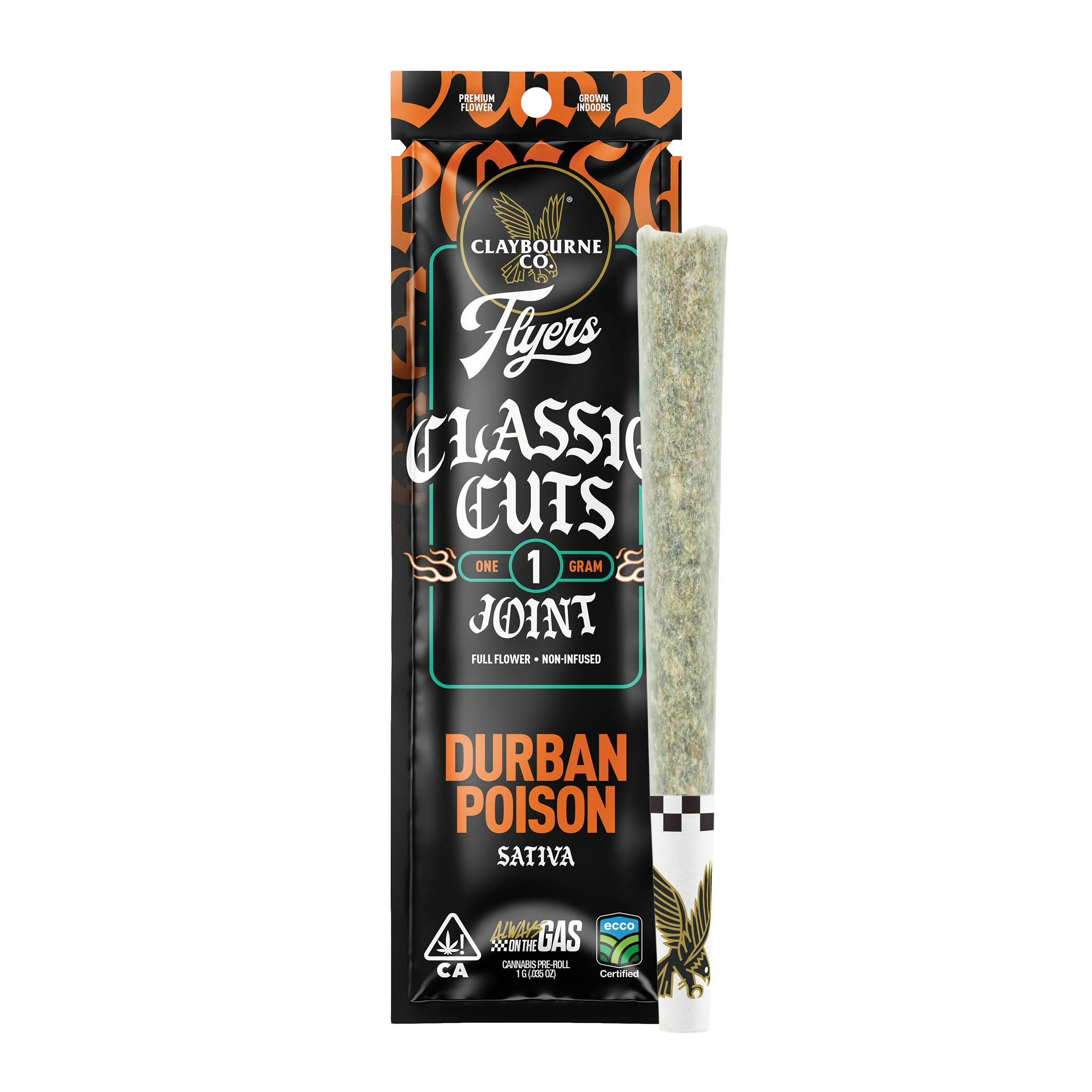 Durban Poison (1g) - Classic Cuts Flyers - Claybourne Co.
