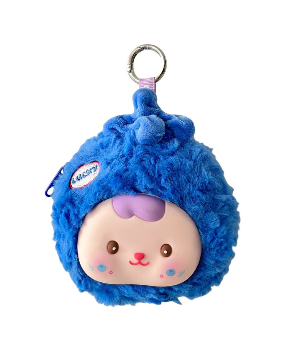 ぷっくりフルーツフェイスぬいぐるみキーホルダー｜WEGO（ウィゴー