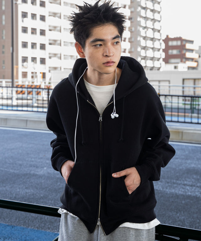 リラックスフィットバックロゴジップパーカー｜WEGO（ウィゴー