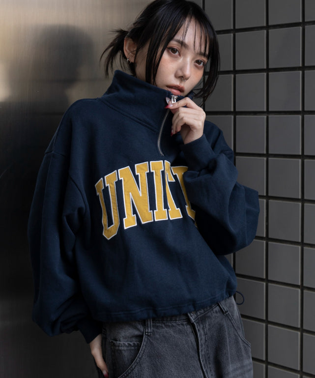 グラフィックハーフジップスウェット｜WEGO（ウィゴー） – WEGO ONLINE