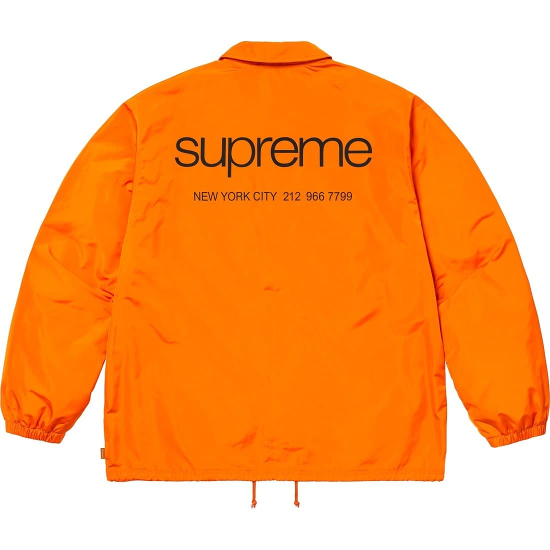 2023FW Supreme NYC Coaches Jacket Orange シュプリーム NYC コーチ