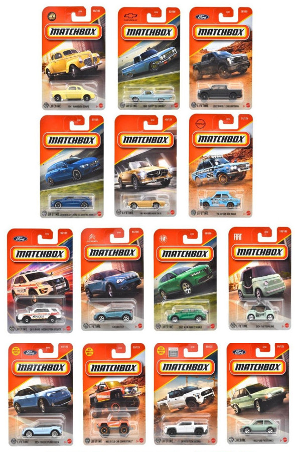 マッチボックスベーシックカー 2025 #A 24台入りアソート - warehouse