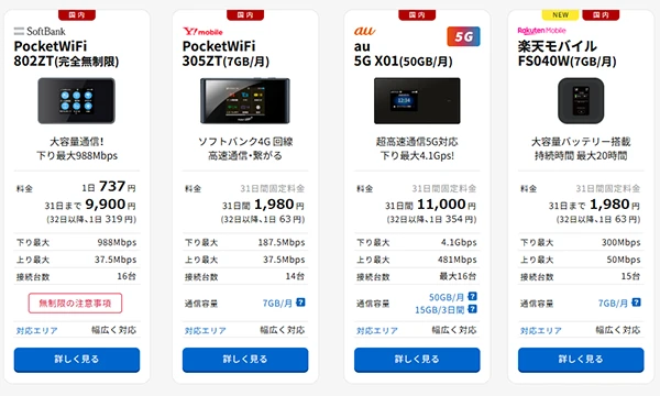 auのポケット型WiFiの料金プランは高い？無制限に使えるがおすすめ