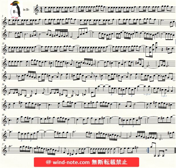 無料楽譜】ナロ『エスパーニャ・カーニ』（Espana cani） | Wind -note