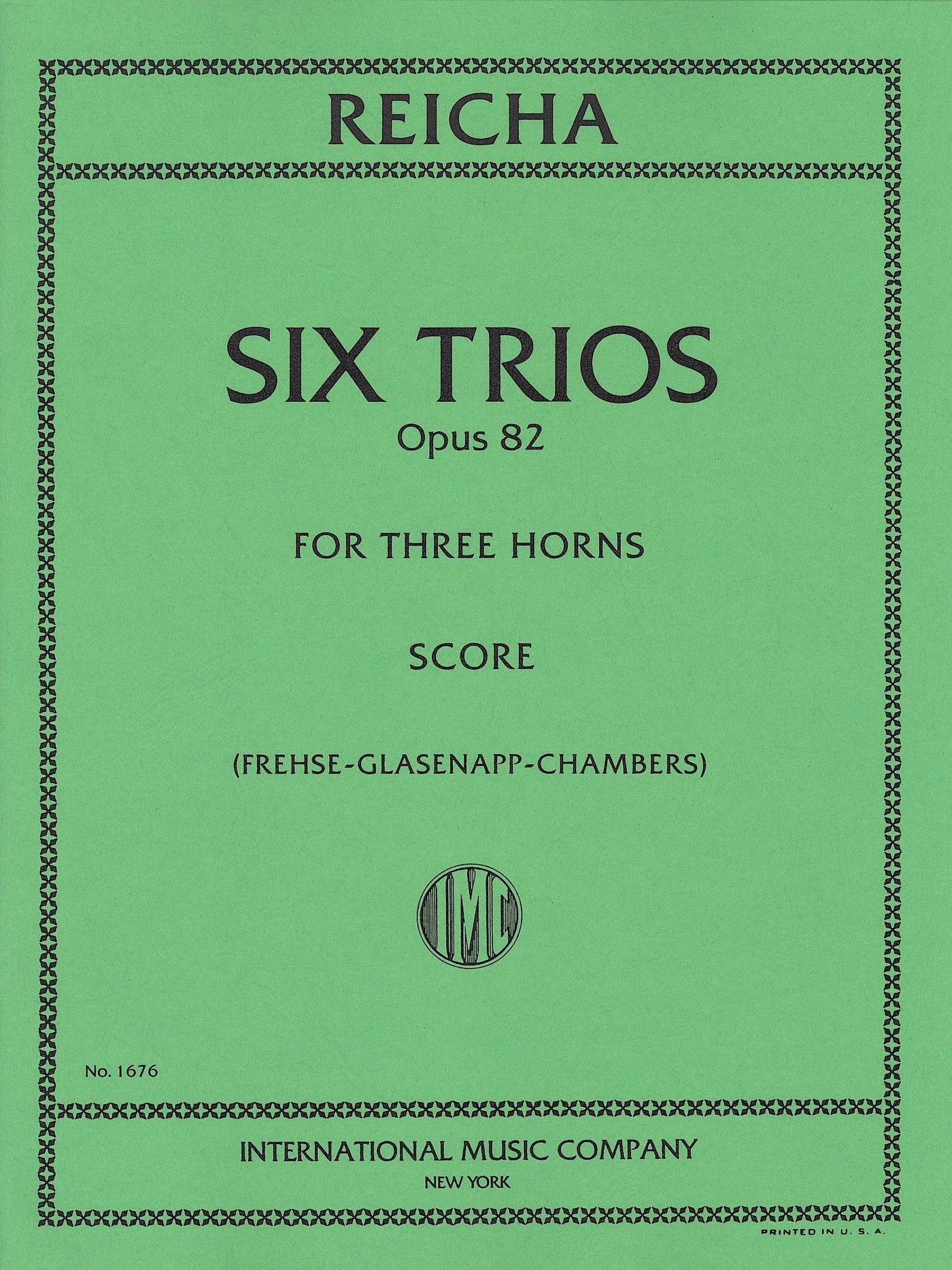 6つのトリオ Op.82（ホルン3重奏）／Six Trios Opus 82 – ウィンズスコア