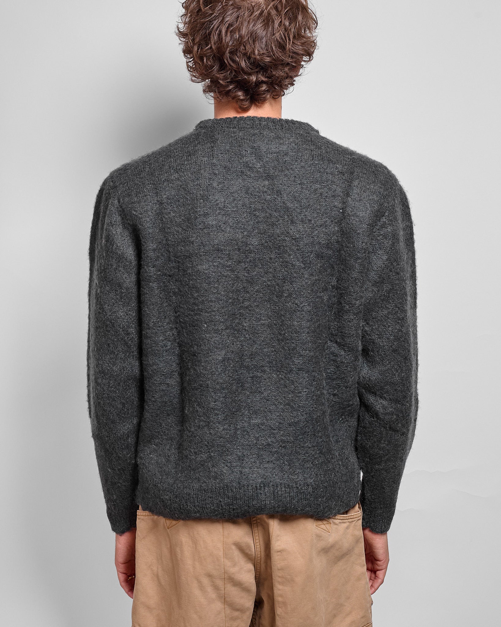 Mohair Sweater in Charcoal ~ Windthrow