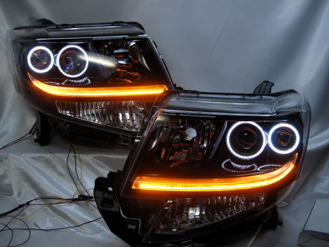 LA600Sタントカスタム イカリング シーケンシャルウインカー加工