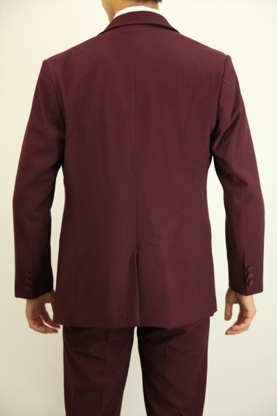 セレモニースーツ 4点セット ブルー ダークブルー ワインレッド スーツ