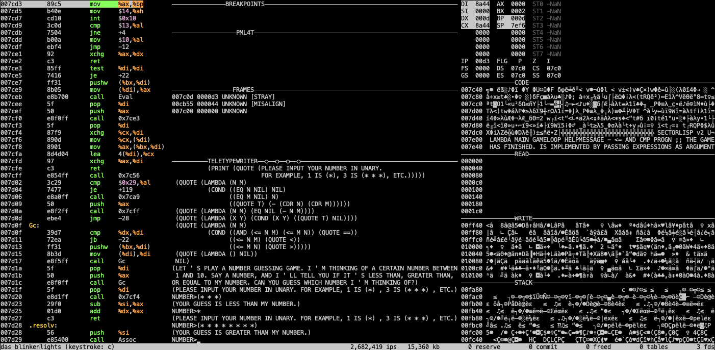 Extending SectorLISP to Implement BASIC REPLs and Games