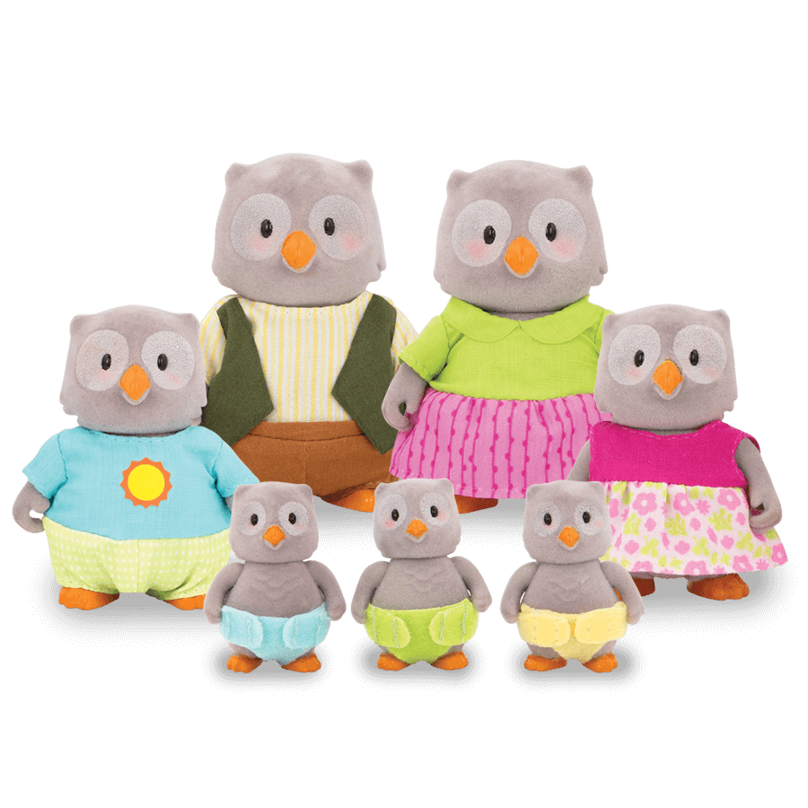 The McHoot Owls | Small Animal Figurines | Li'l Woodzeez