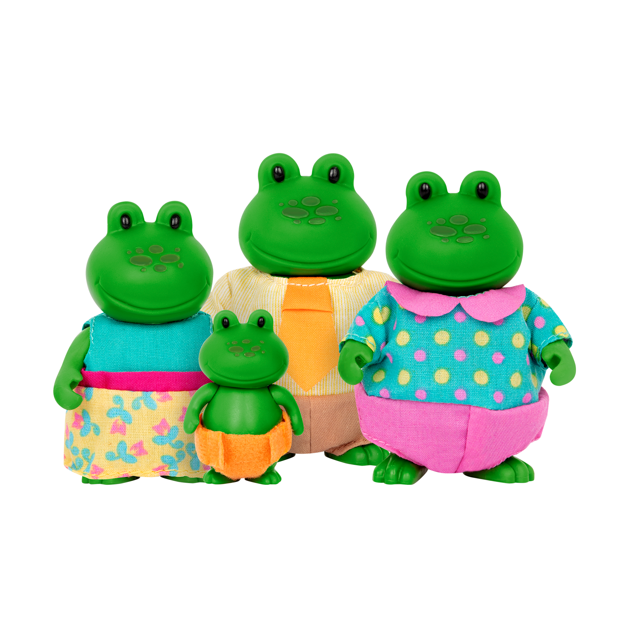 The Croakalily Frogs | Small Animal Figurines | Li'l Woodzeez