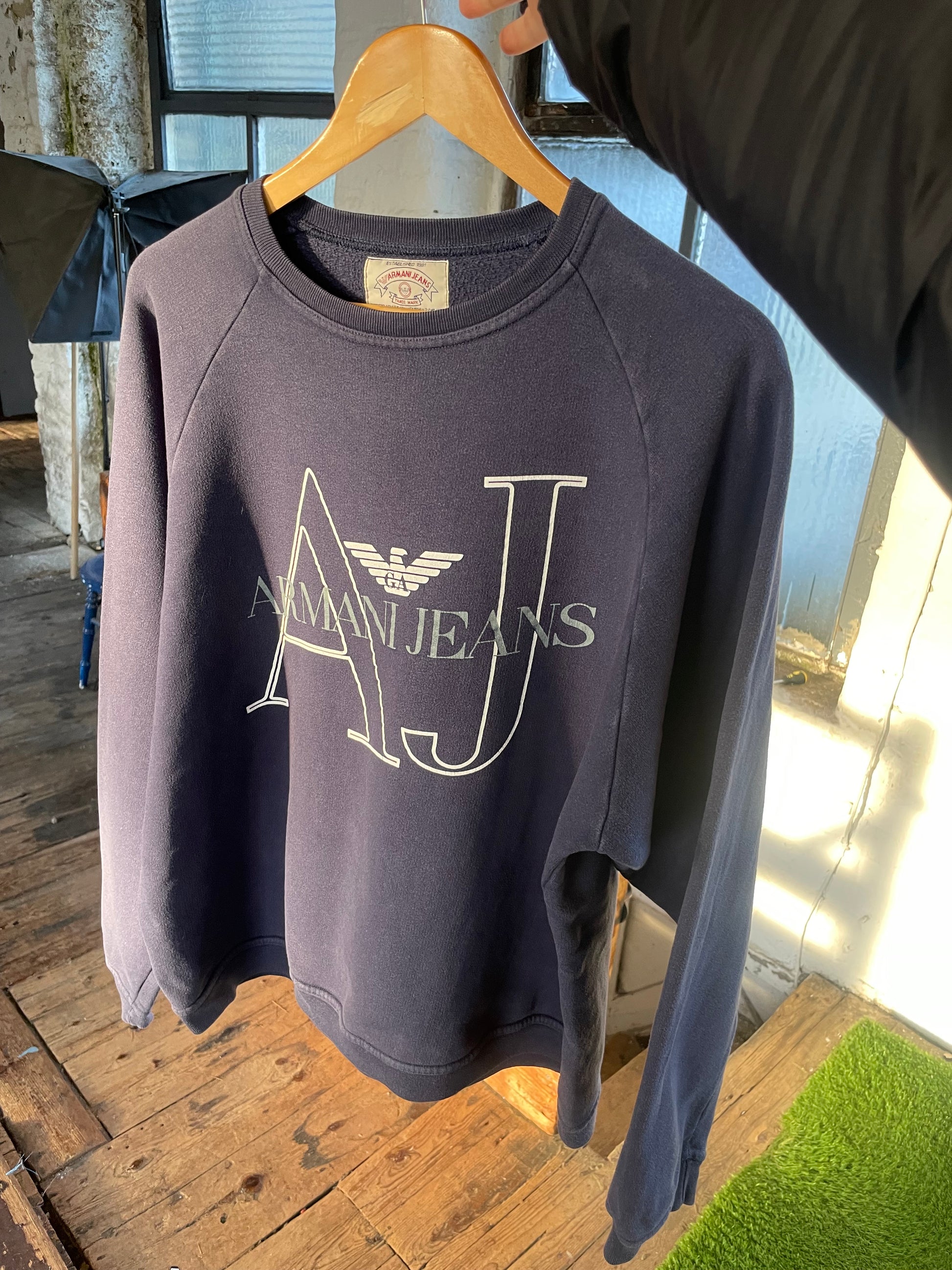 90s Armani Jeans sweatshirt (L) – workingclassherovintage