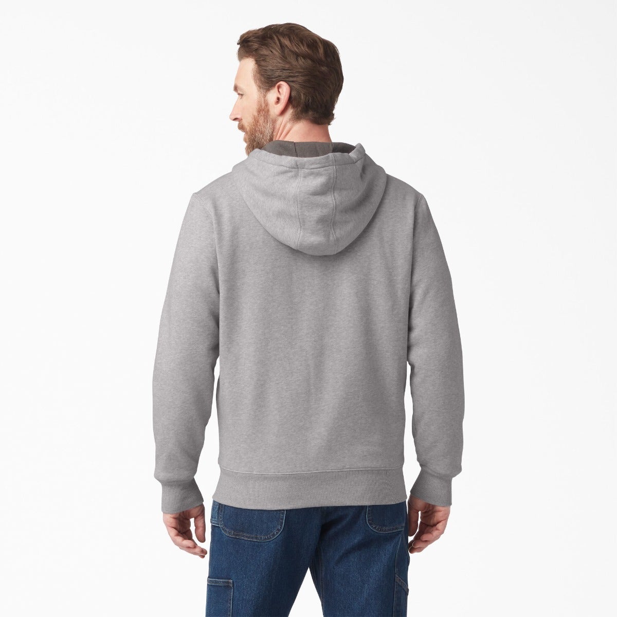 Dickies Sweatshirts: Men's TW482HG Heather Grey Thermal Lined