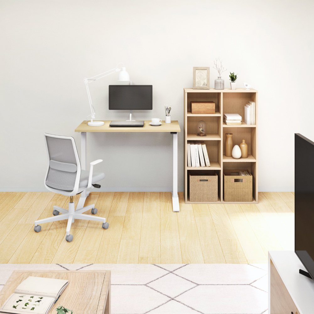 STANDSIT-W スタンジットダブル／テーブル／W950×D575／天板ナチュラル