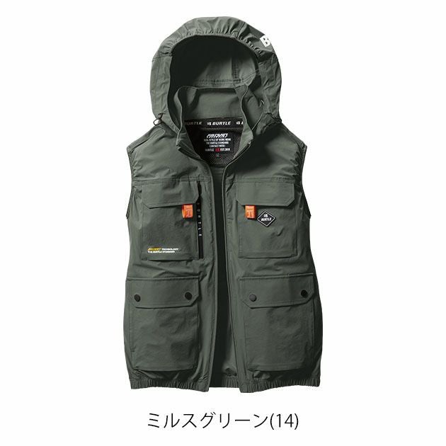 S～XXL BURTLE バートル 空調作業服 作業着 ACベスト 2024年新作(ユニ