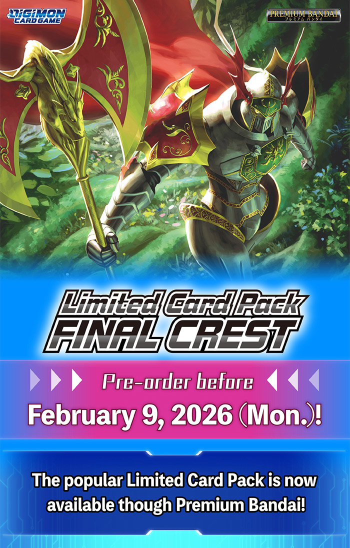 DIGIMON CARD GAME Limited Card Pack FINAL CREST [LM-08