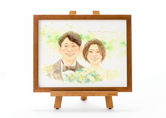 似顔絵作家：はち|似顔絵ウェルカムボードのWORLD1（ワールドワン）