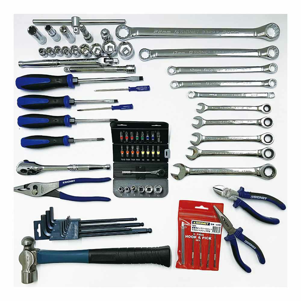 SIGNET 3/8DR メカニックツールセット 59PCS 800S-59RE シグネット
