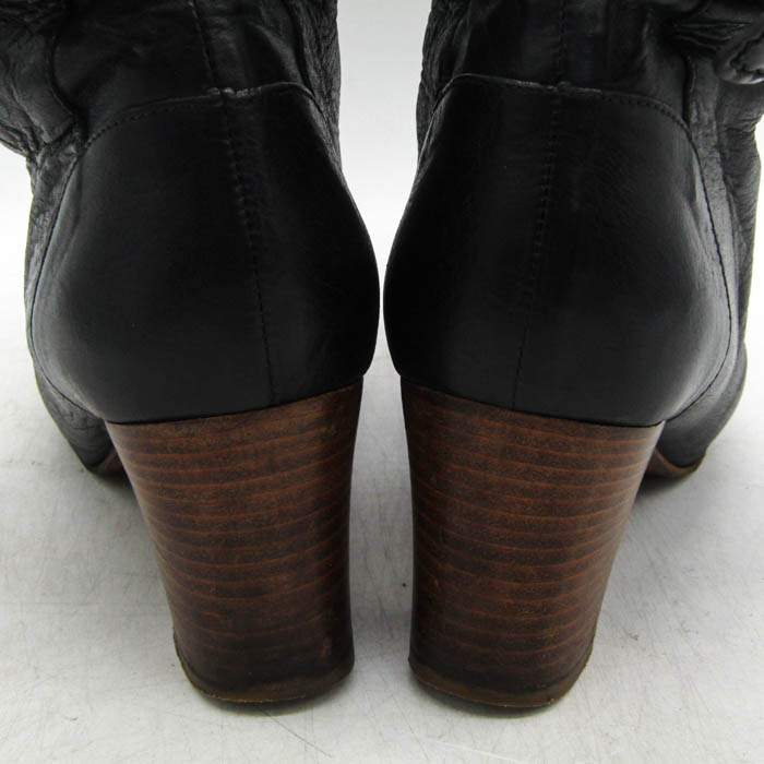 クロエ ブーツ チャンキーヒール ブランド シューズ 靴 黒 レディース