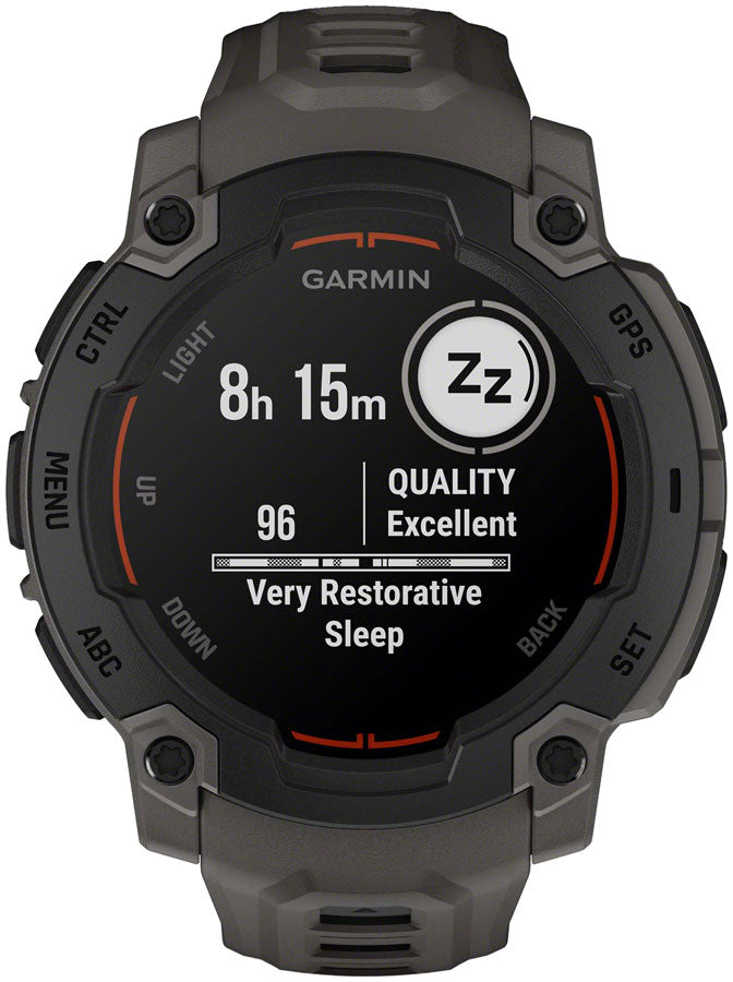 Garmin Instinct E GPS Smartwatch - 45mm Black/Charcoal Fitness