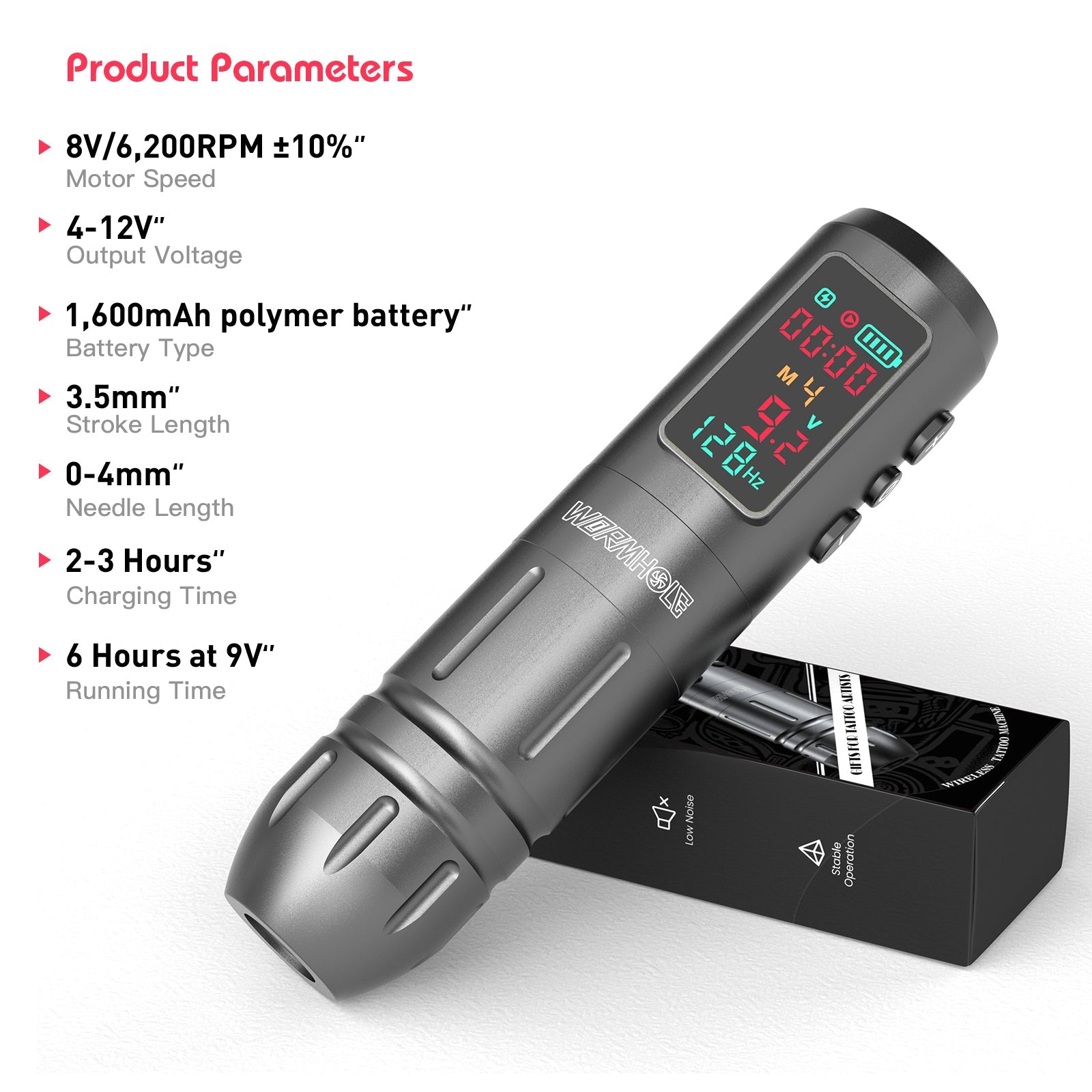 Wormhole Wireless Tattoo Pen Kit with Xtreme Ink – wormholesupply